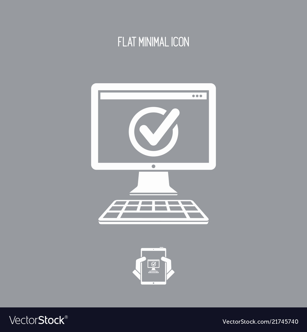 Checkmark - Minimal Computer Icon