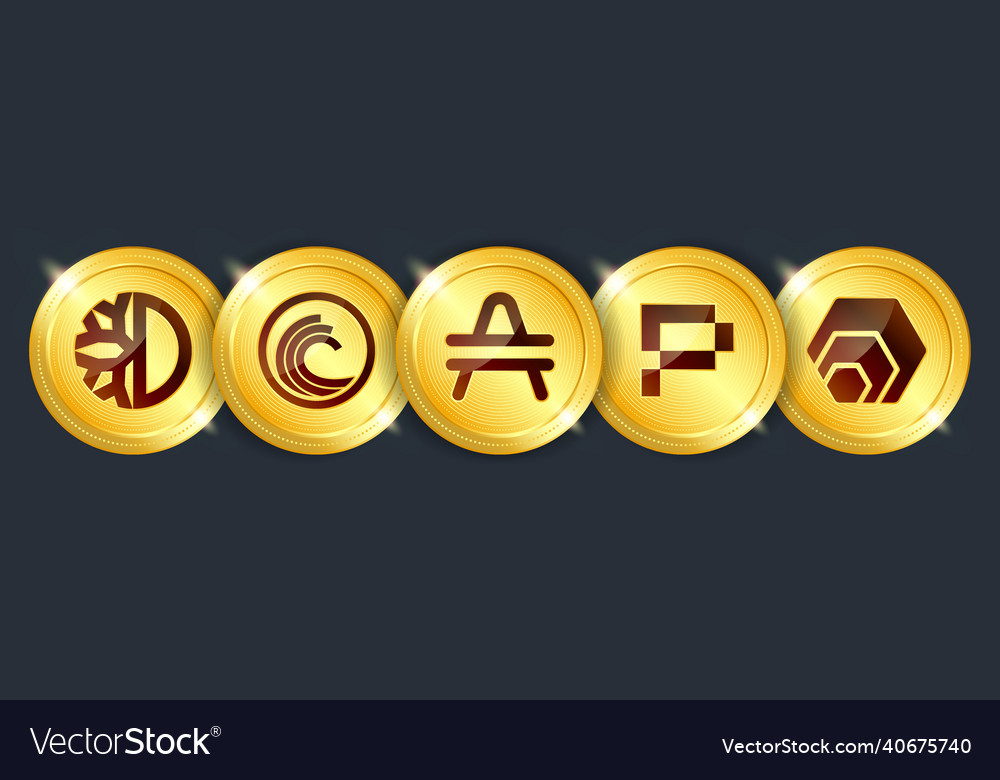 Crypto currency digital payment system blockchain vector image Crypto currency digital payment system blockchain