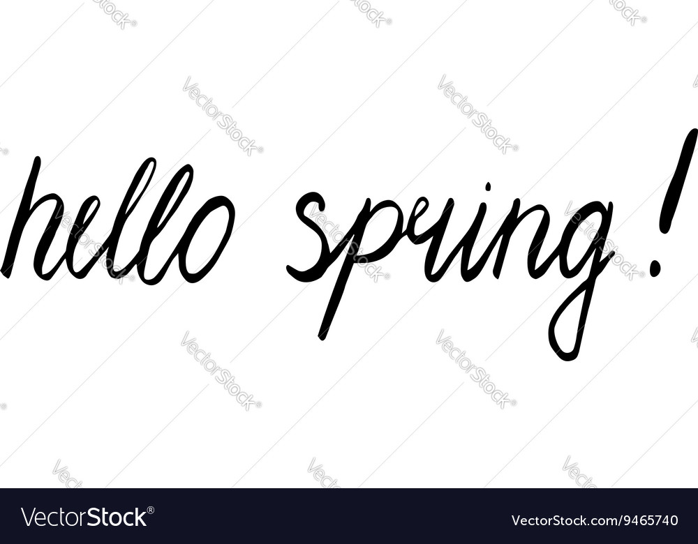 Hello spring