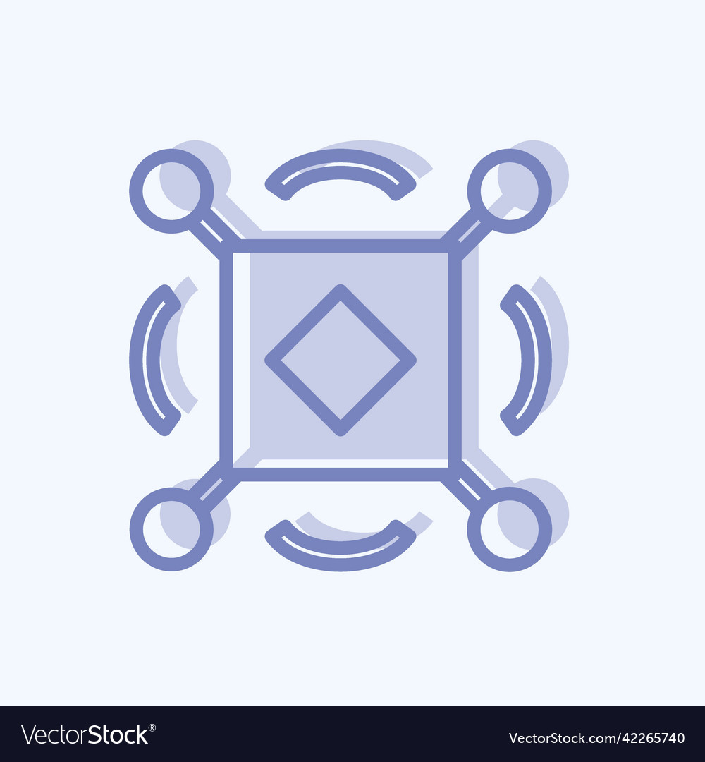 Icon sensors suitable for data analytics symbol Vector Image Icon sensors suitable for data analytics symbol