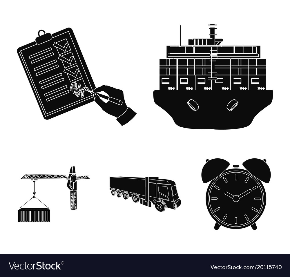 Sea freight signature of delivery documents