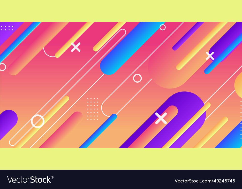 Abstract minimal geometric shape background vector image Abstract minimal geometric shape background