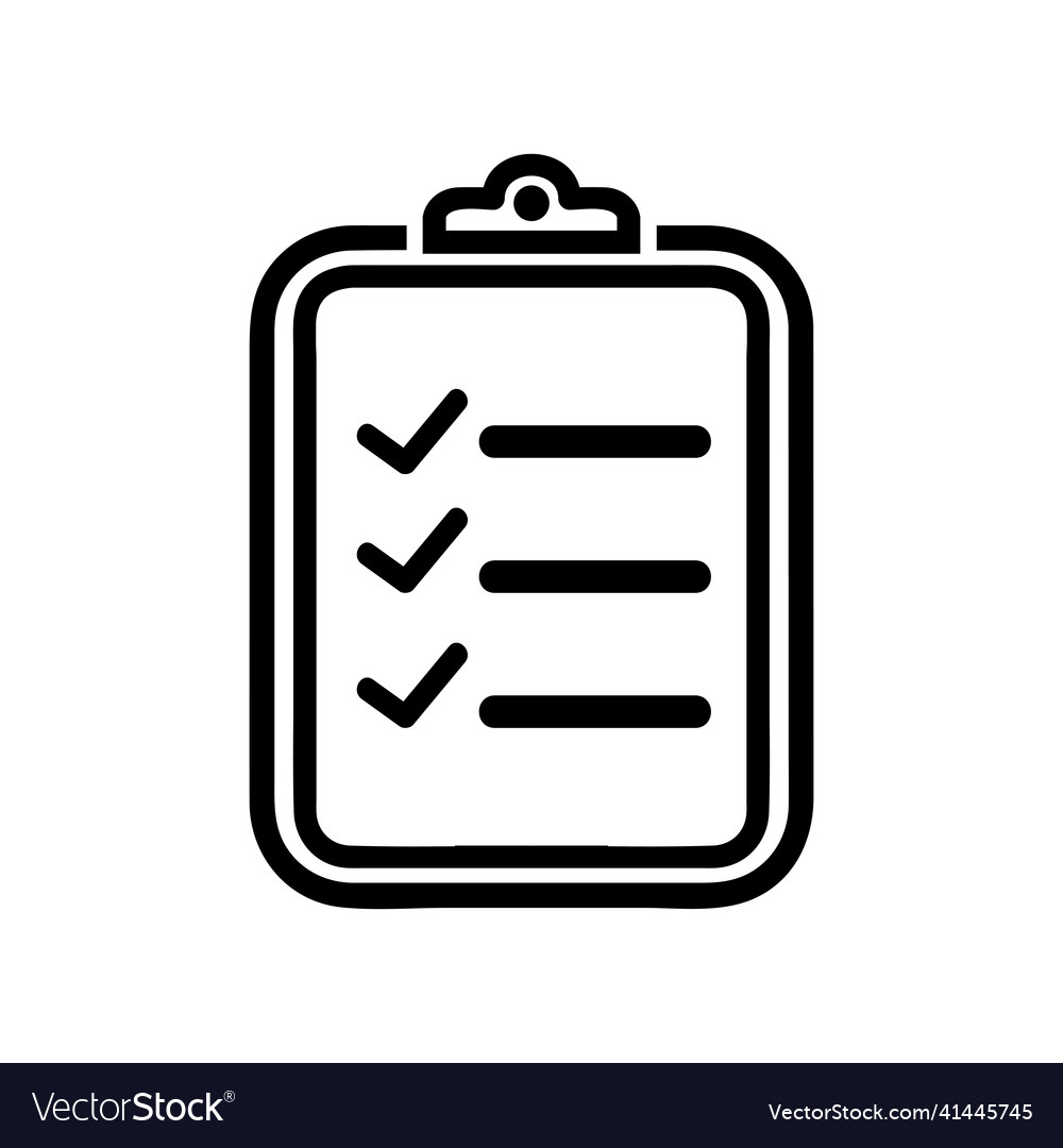 Checklist icon one of set web icons