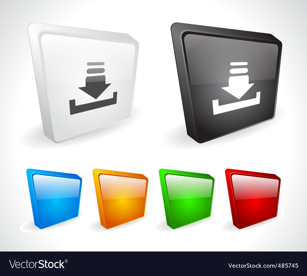 Color 3d buttons for web