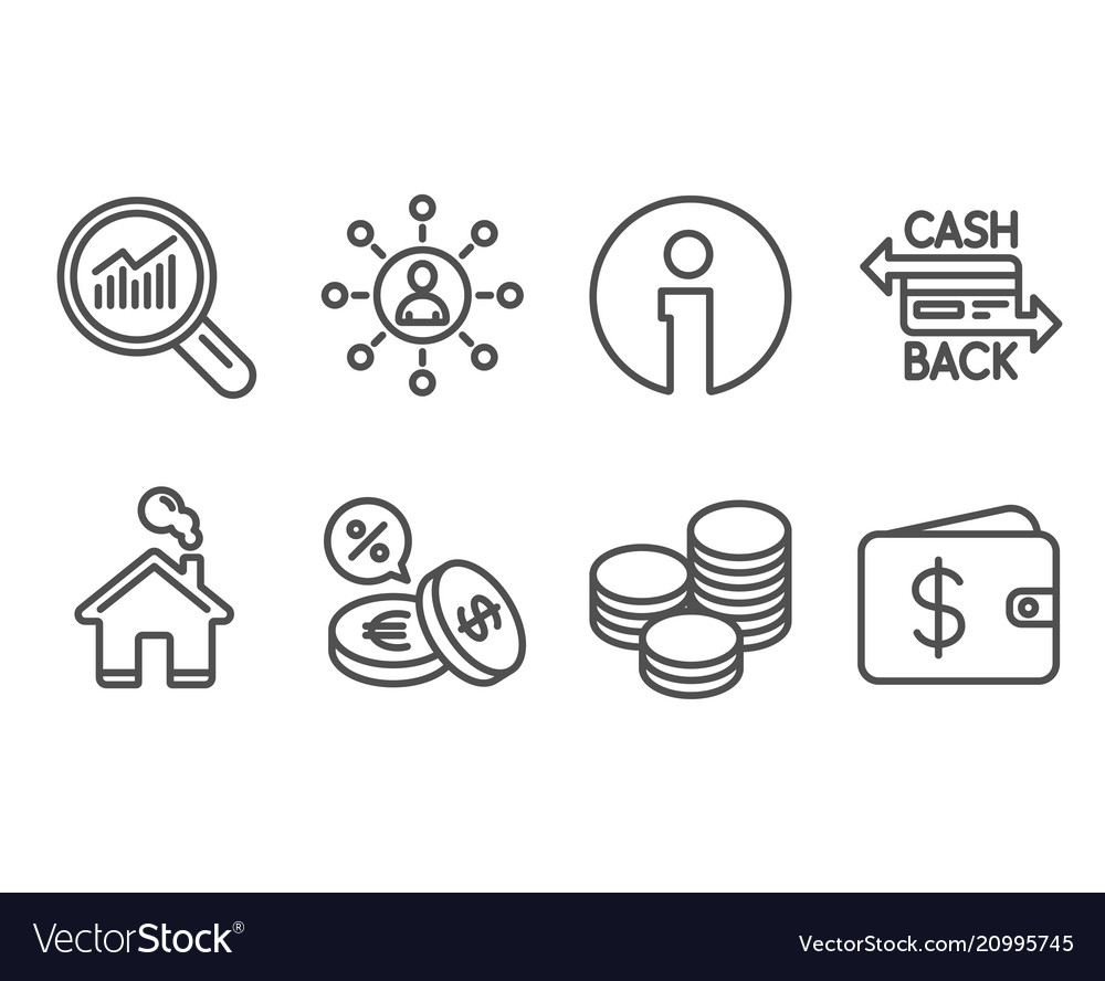 Data Ysis Currency Exchange And Cashback Card Vector Image