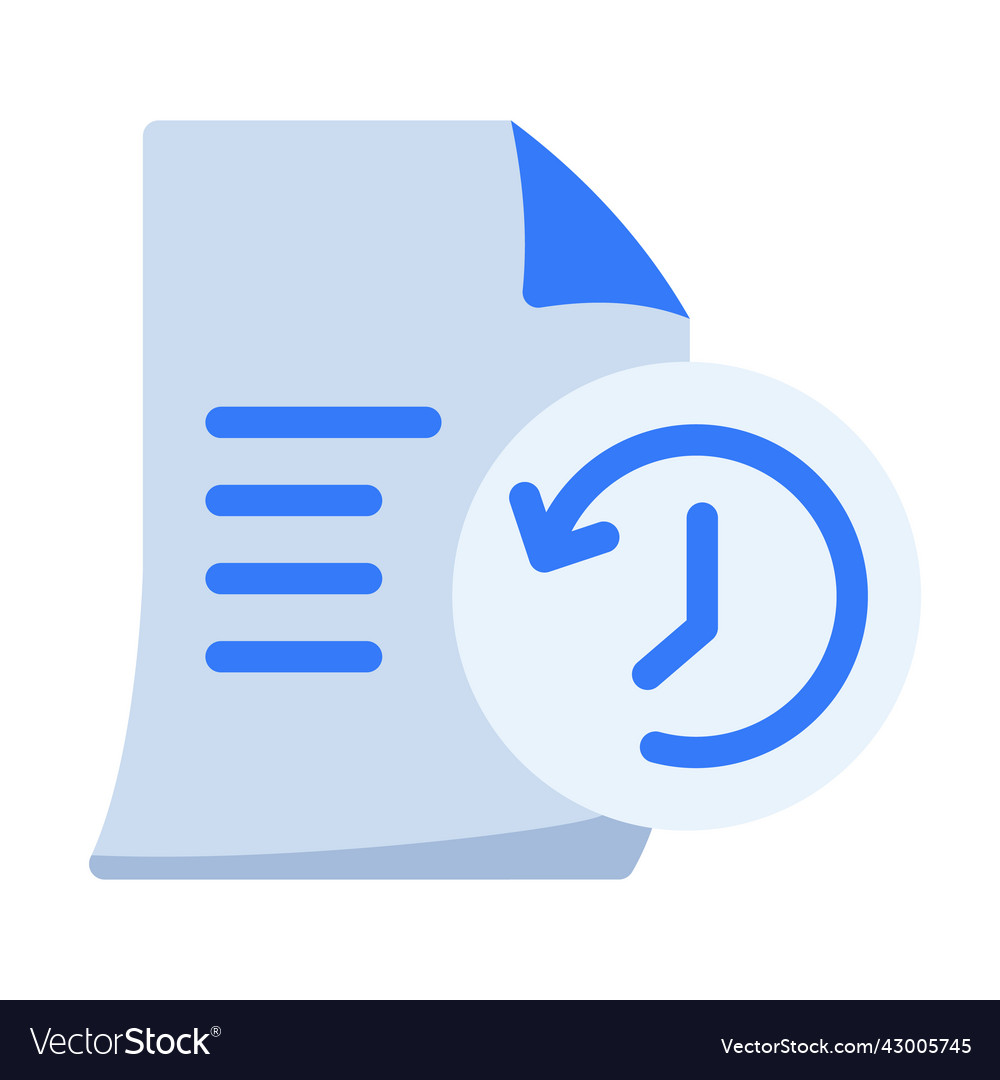 History file empty state single isolated icon