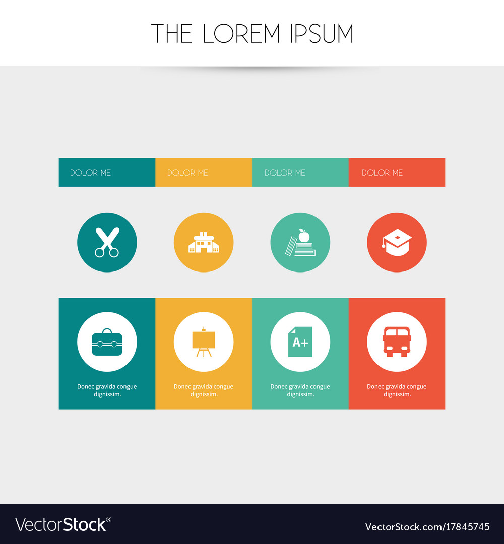 Set of 8 editable knowledge icons includes