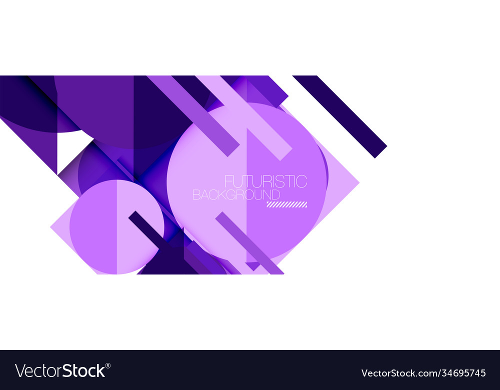 Simple circles and triangles abstract background Vector Image Simple circles and triangles abstract background