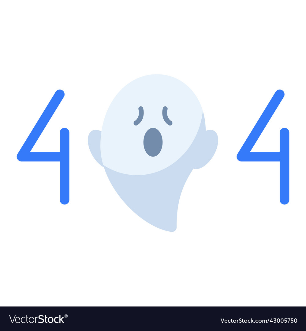 404 file not found empty state single isolated