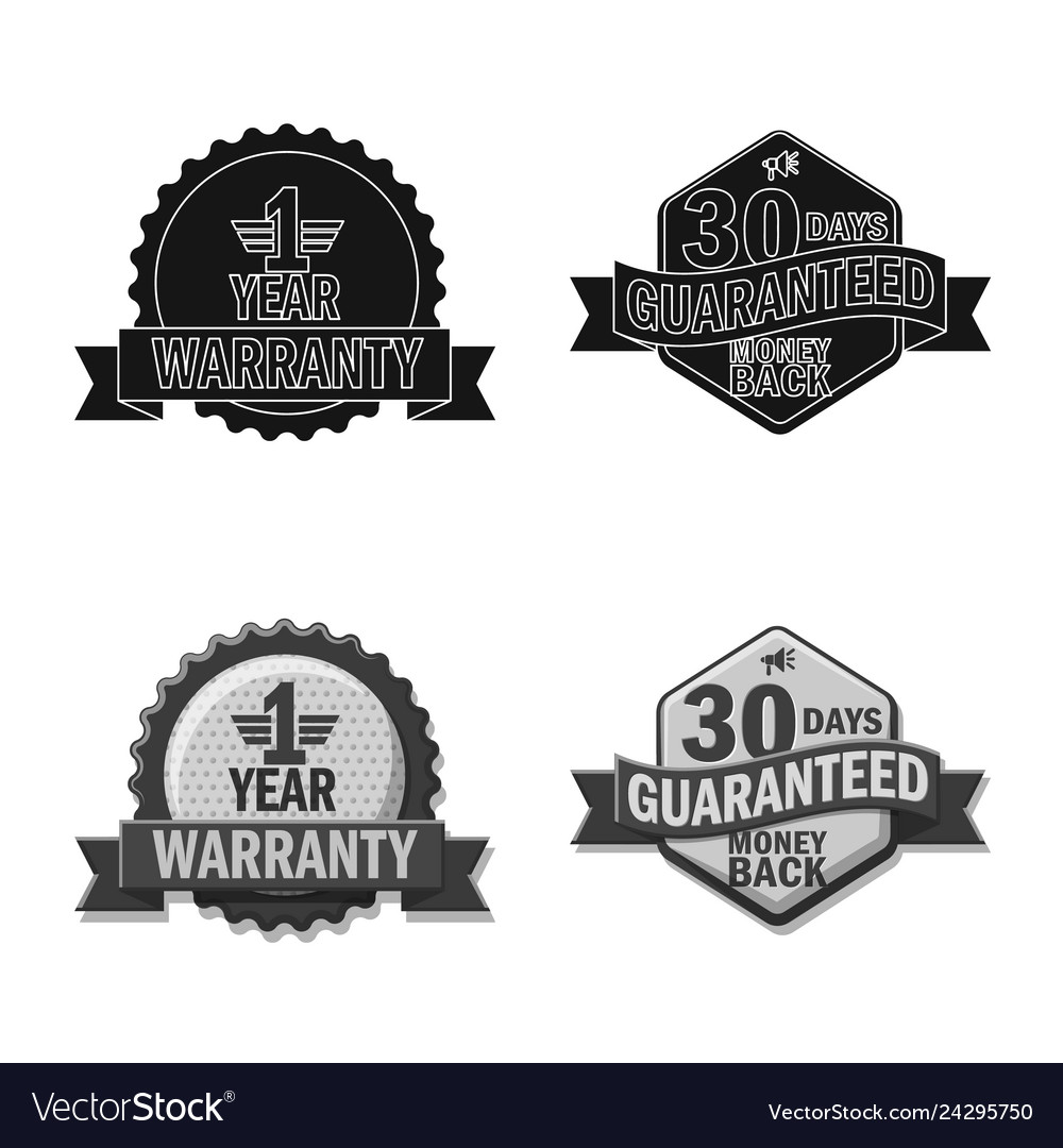 Isolated object of emblem and badge symbol set