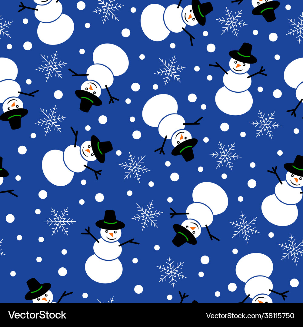New year s seamless pattern with image Royalty Free Vector
