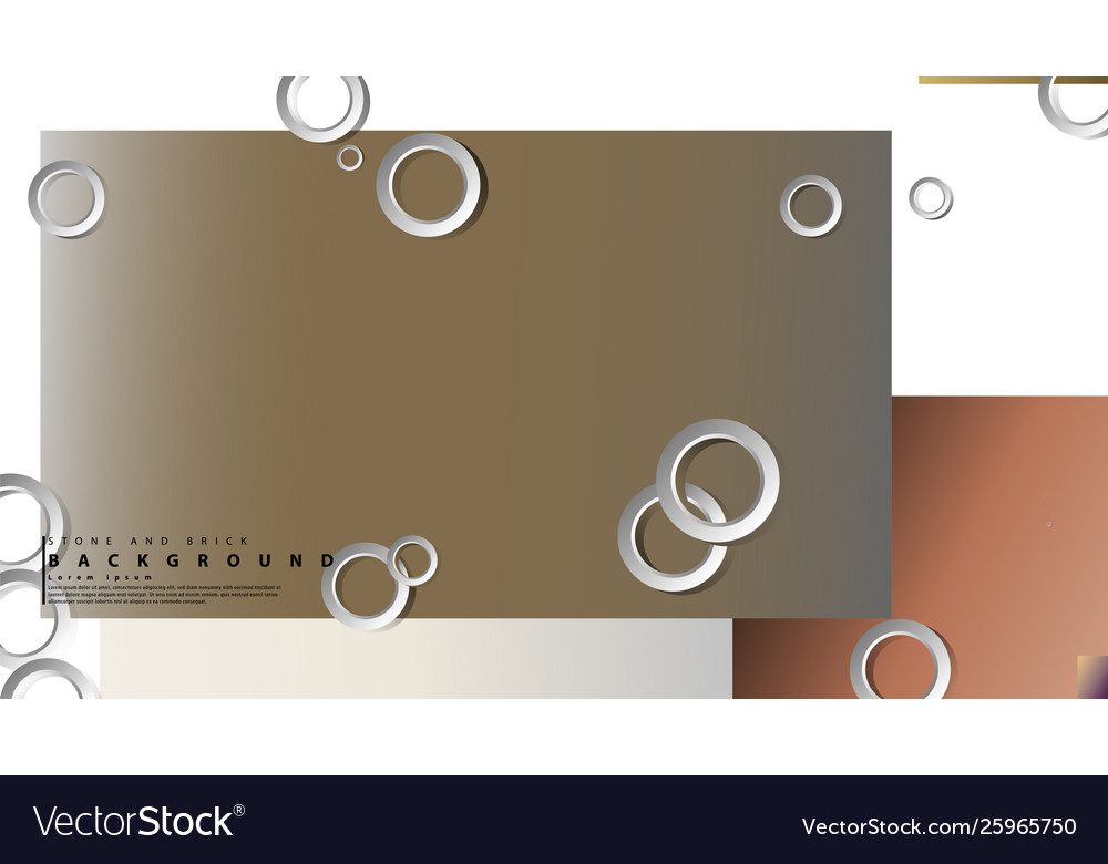 Ring abstract rectangular background with drop vector image Ring abstract rectangular background with drop