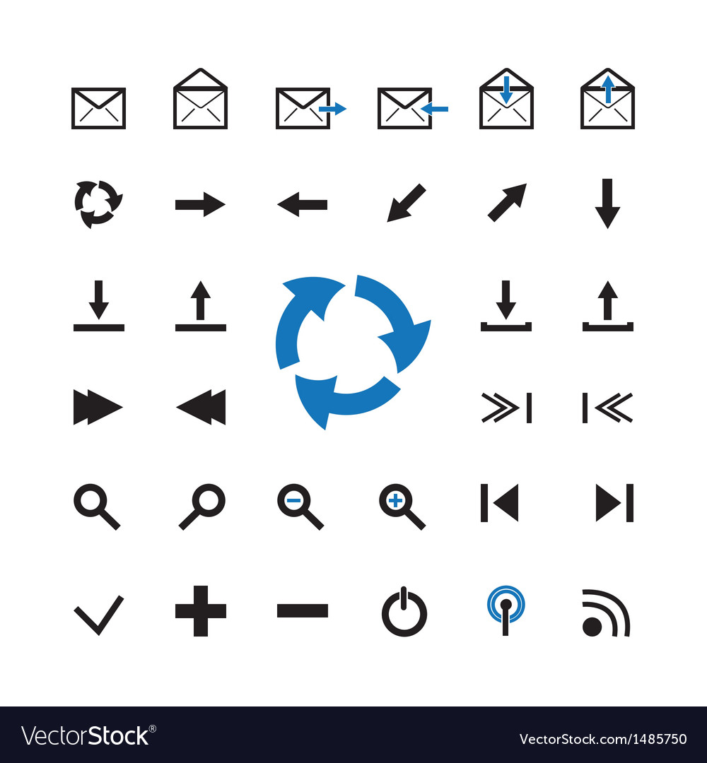 Set of web icons