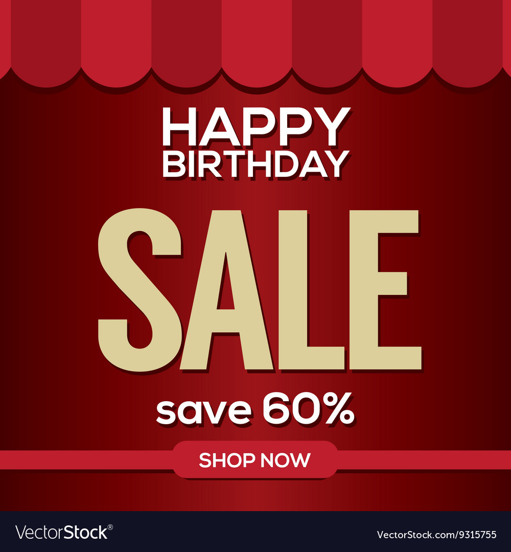 Geburtstag Verkauf Banner