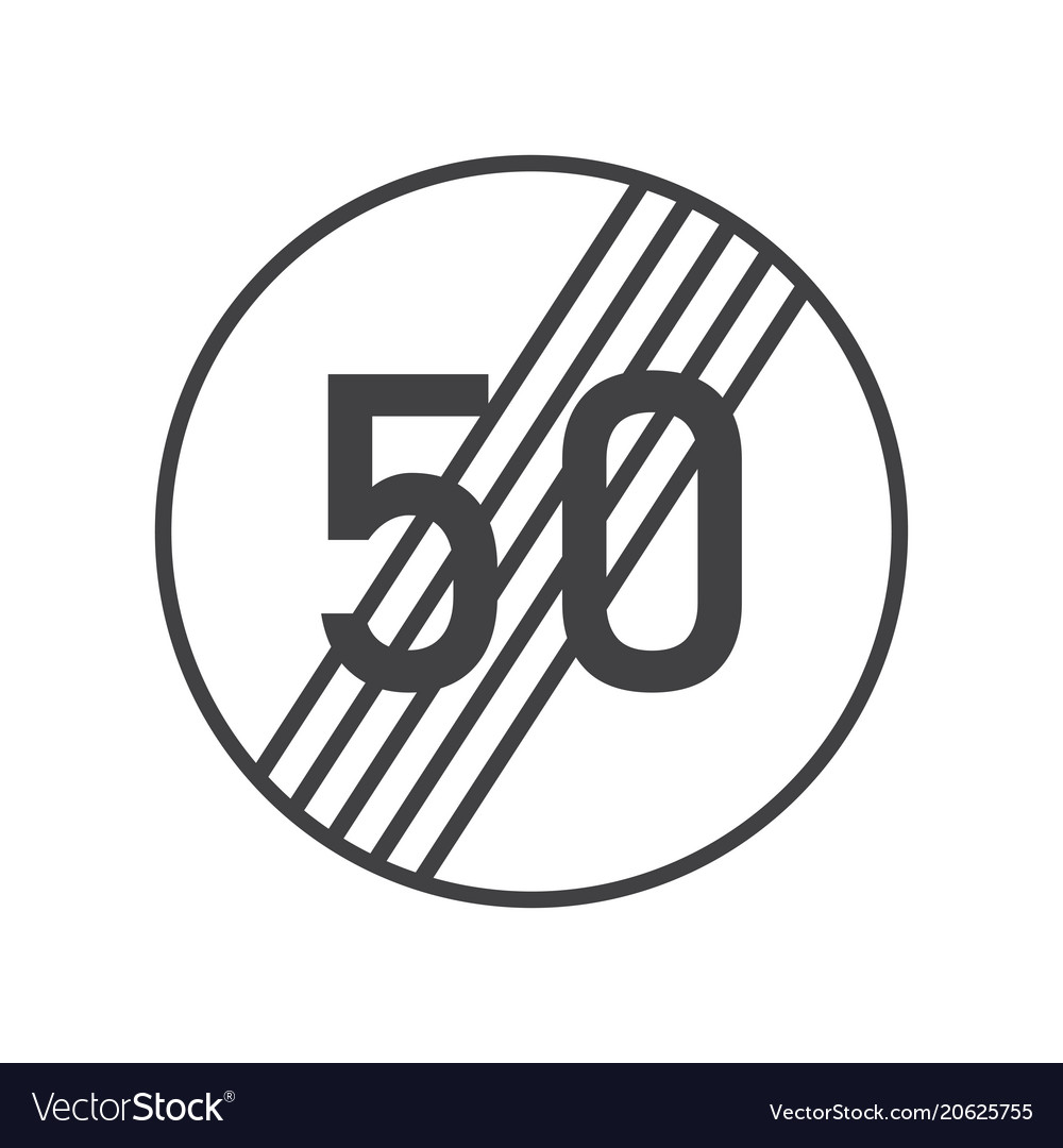 End of maximum speed limit