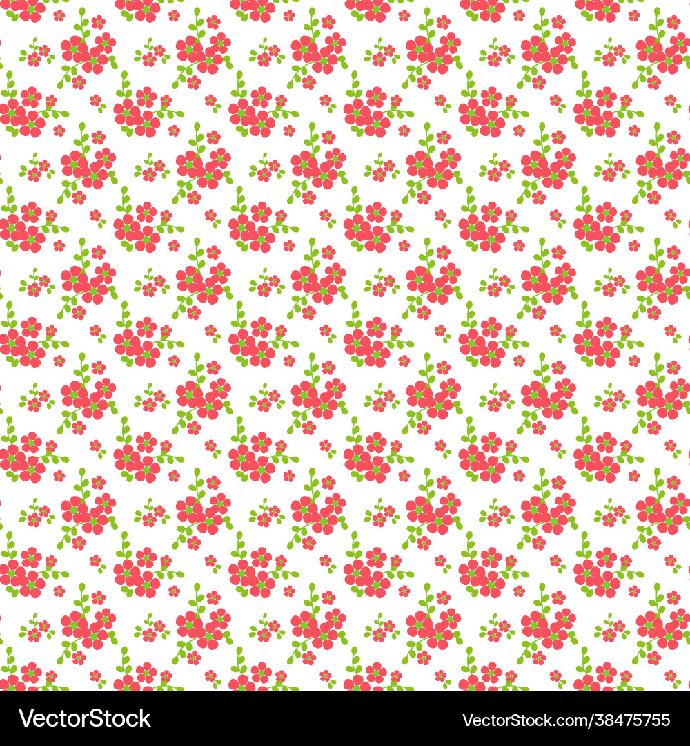 Floral seamless pattern background Royalty Free Vector Image