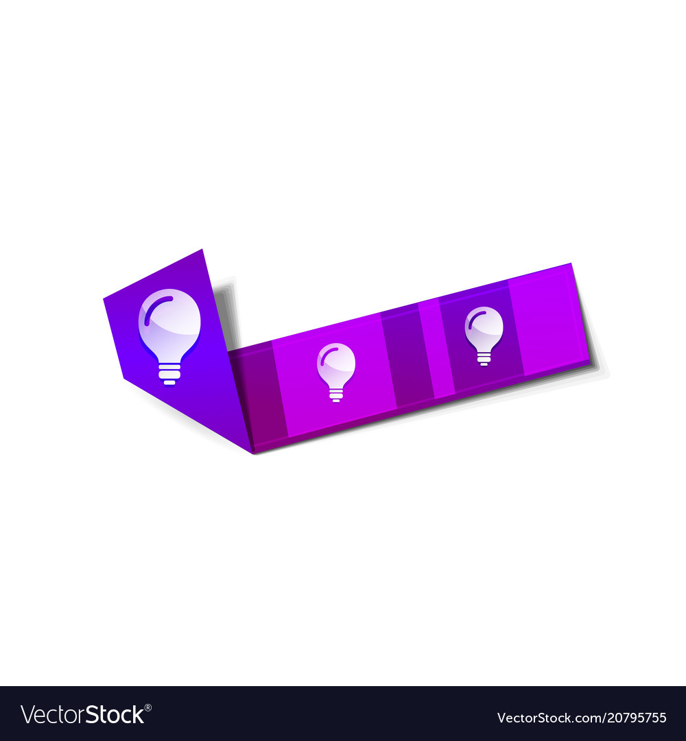 Light bulb new idea concept web button Vector Image Light bulb new idea concept web button