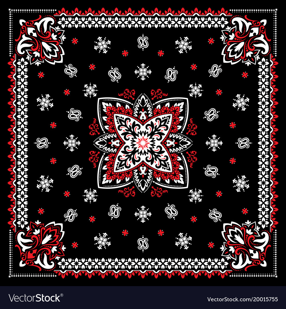 Paisley Bandana Print