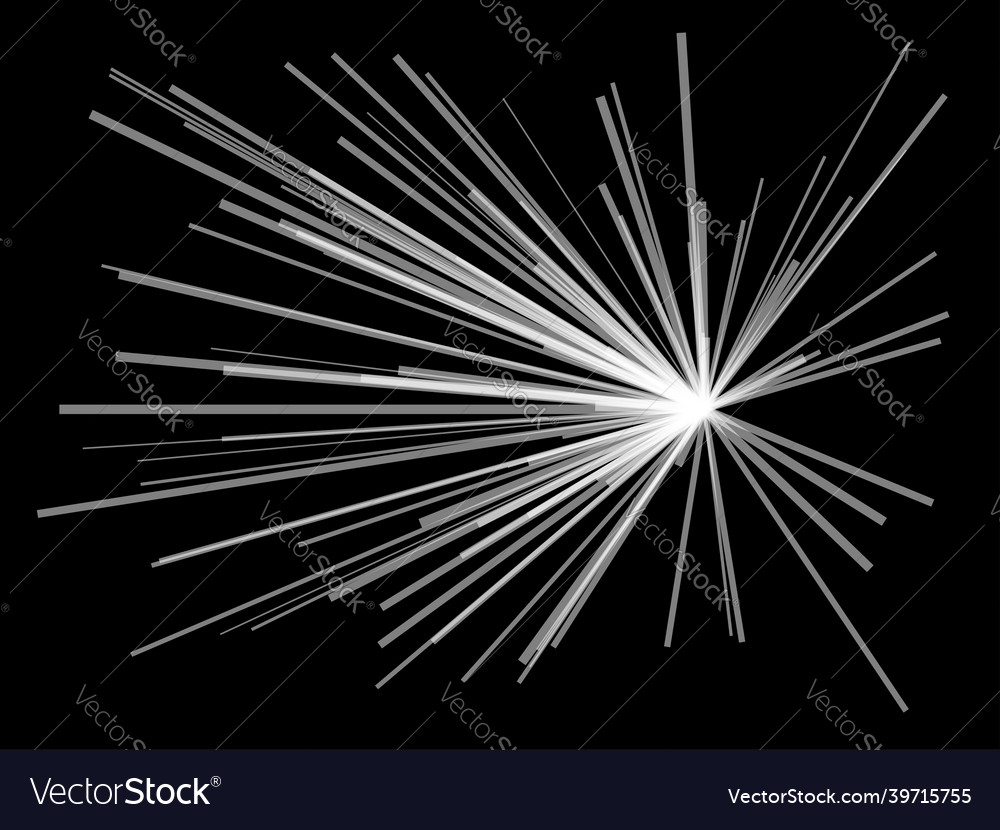 Radial radiating dynamic lines abstract explosion