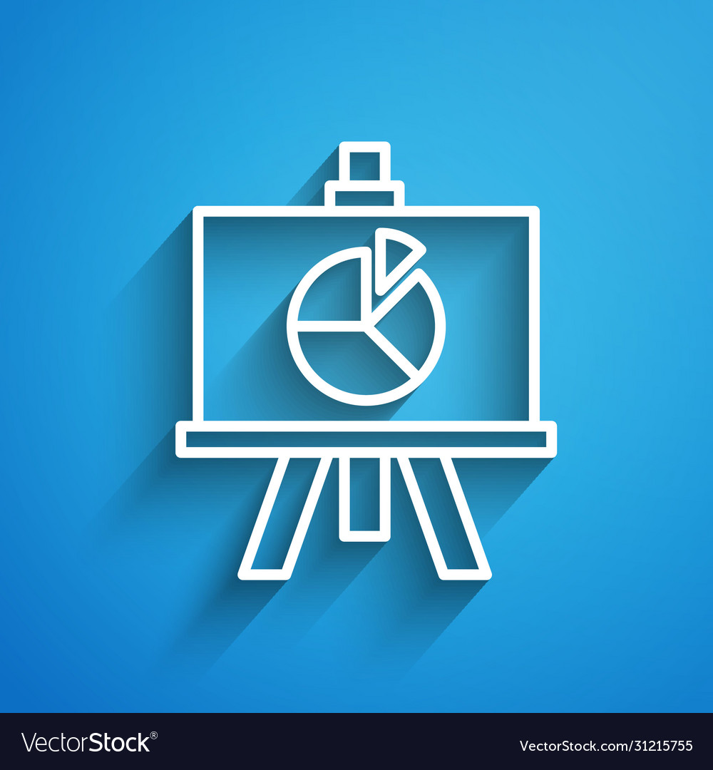 White line xyz coordinate system icon isolated