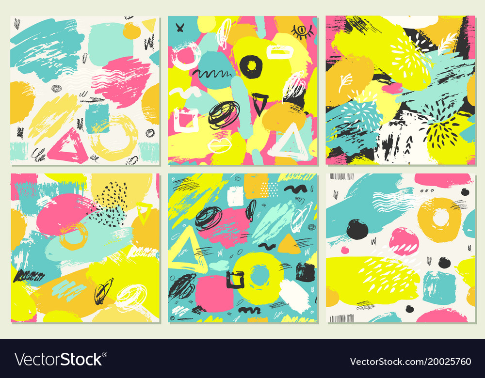Abstract Brush Pattern Set