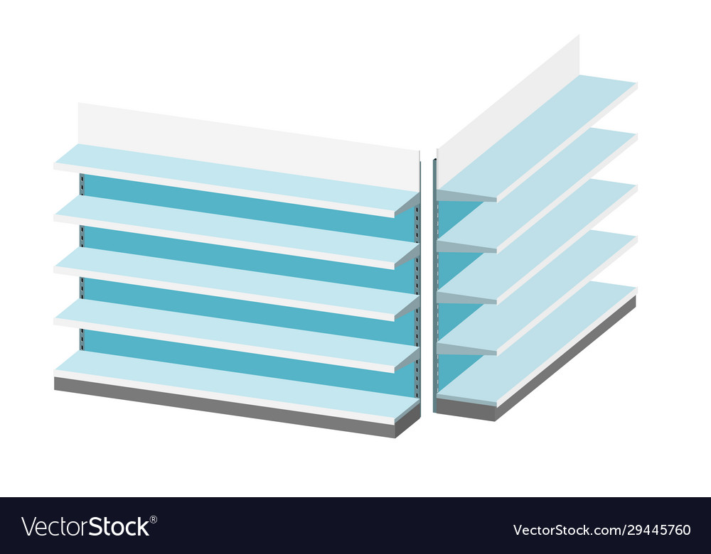 Empty showcase 3d