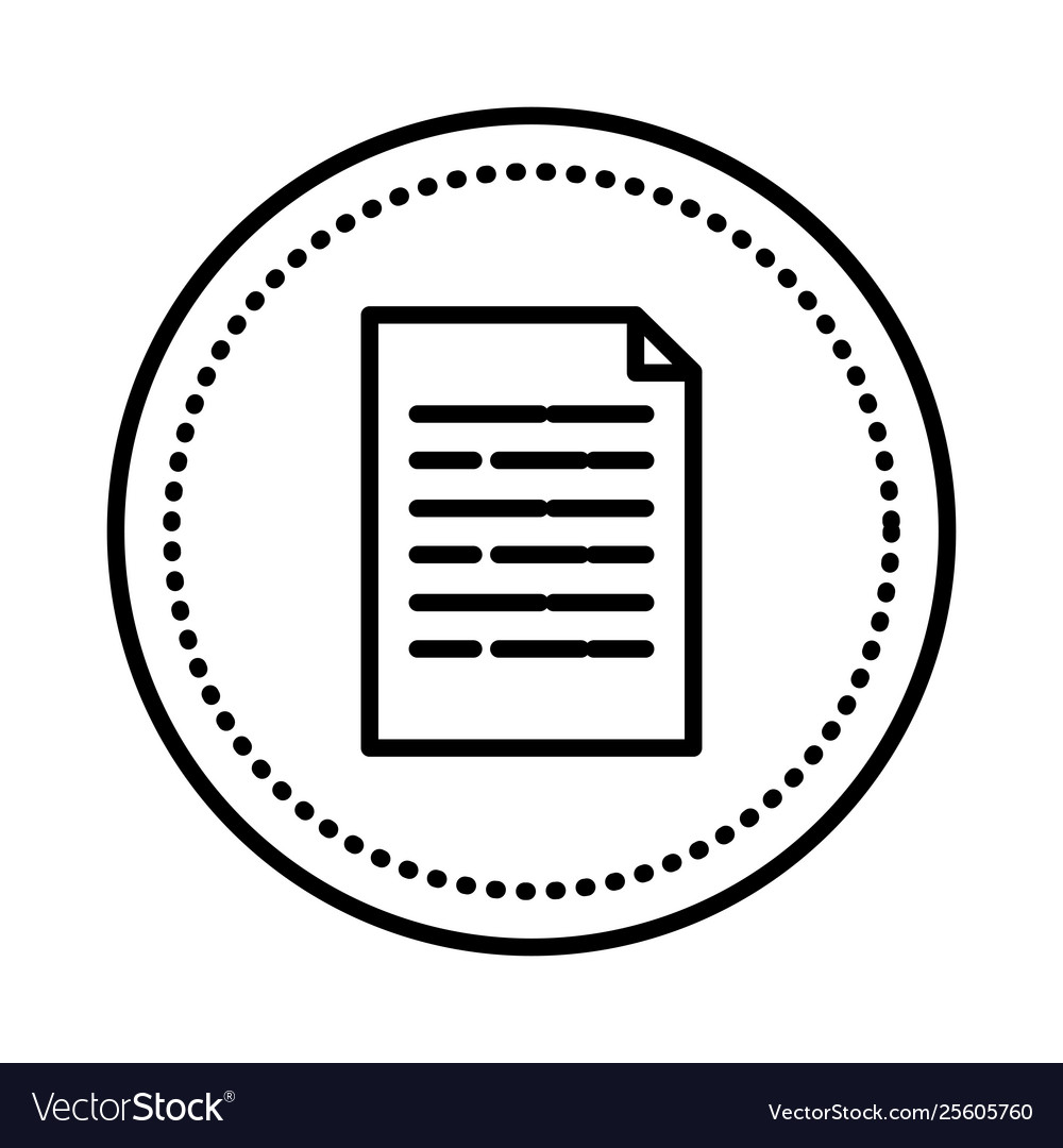 Paper document file icon