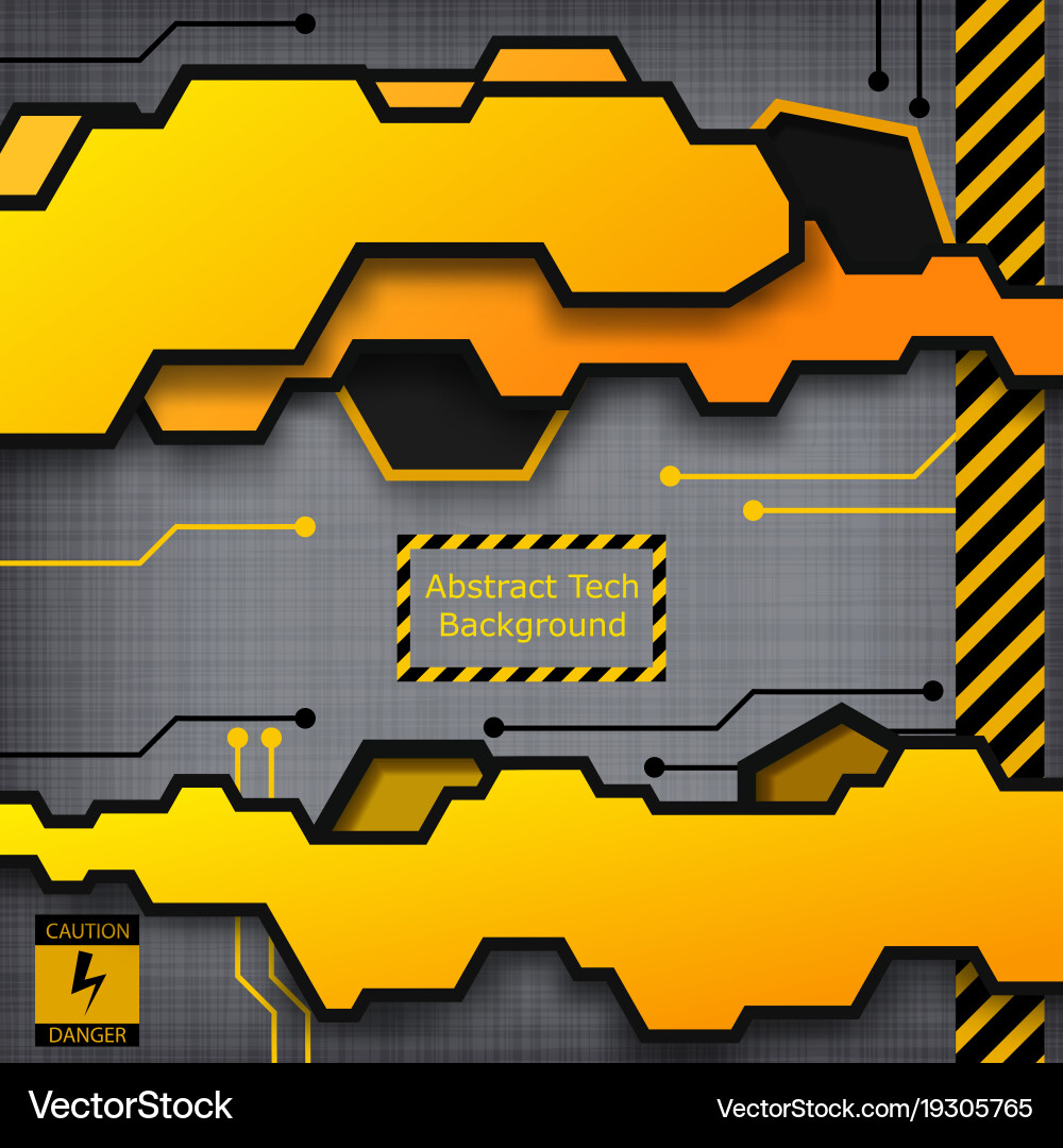 Tech Abstract Templete Abstract tech construction template Royalty Free Vector