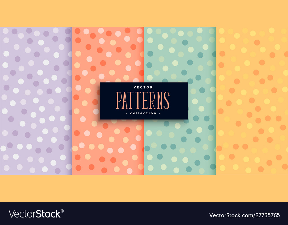 Colorful Circle Pattern Set