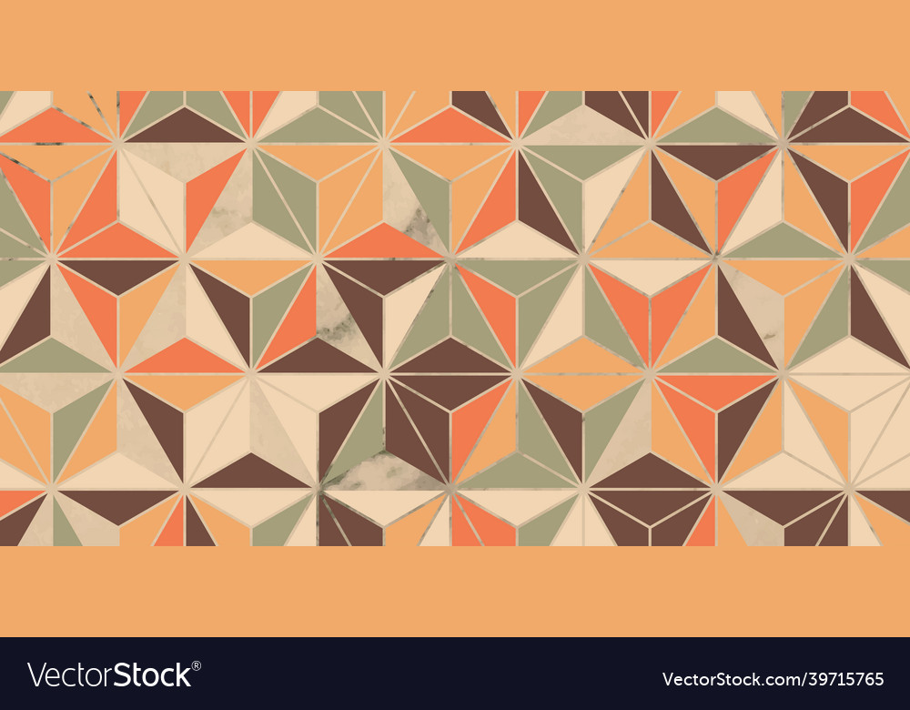 Geometric pattern with triangle shape vector image Geometric pattern with triangle shape