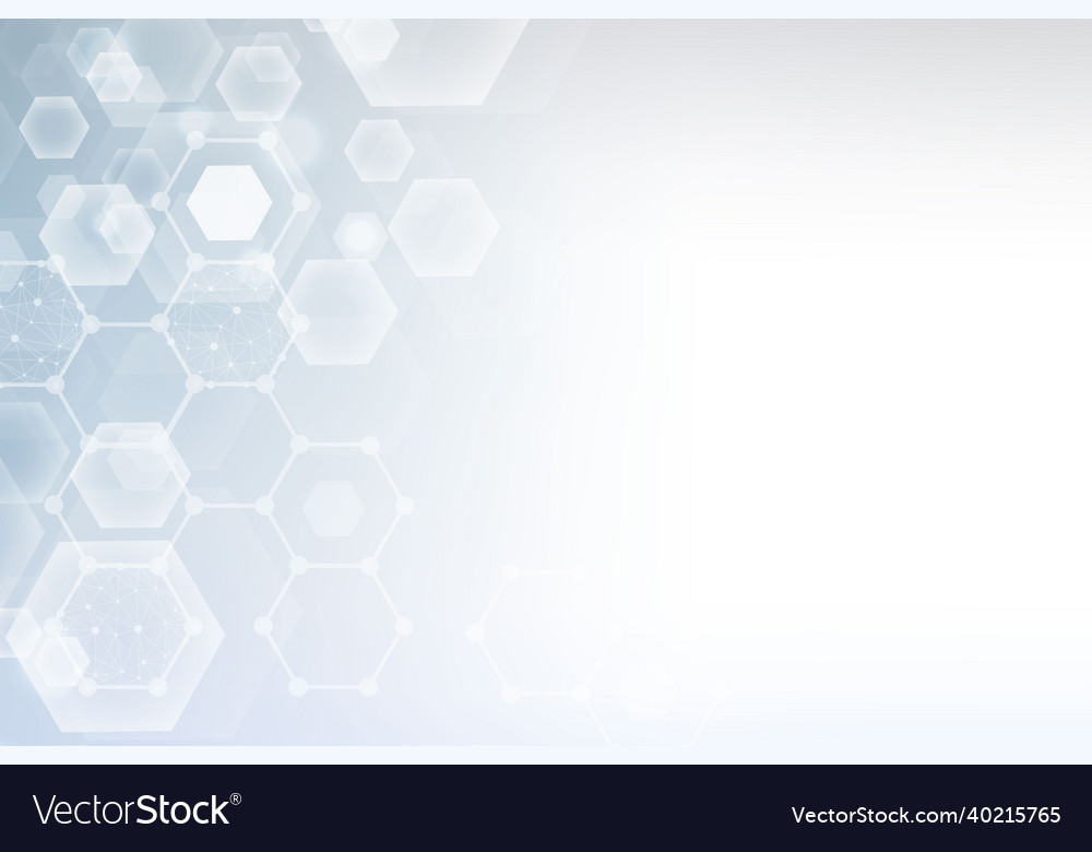 Hexagonal abstract background big data vector image Hexagonal abstract background big data