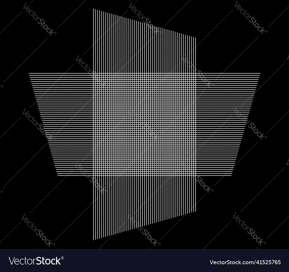 Irregular random intersecting lines abstract grid vector image Irregular random intersecting lines abstract grid