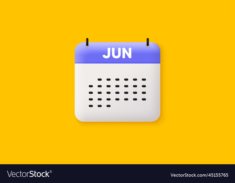 June month icon event schedule jun date calendar