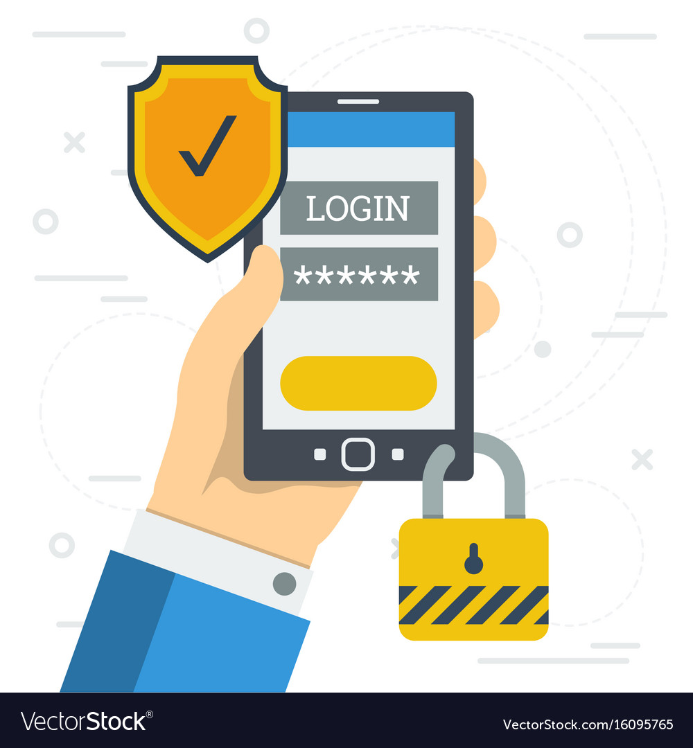 Login and password when you log in to smartphone