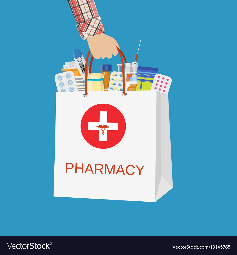 Medical Pills Shopping Bag