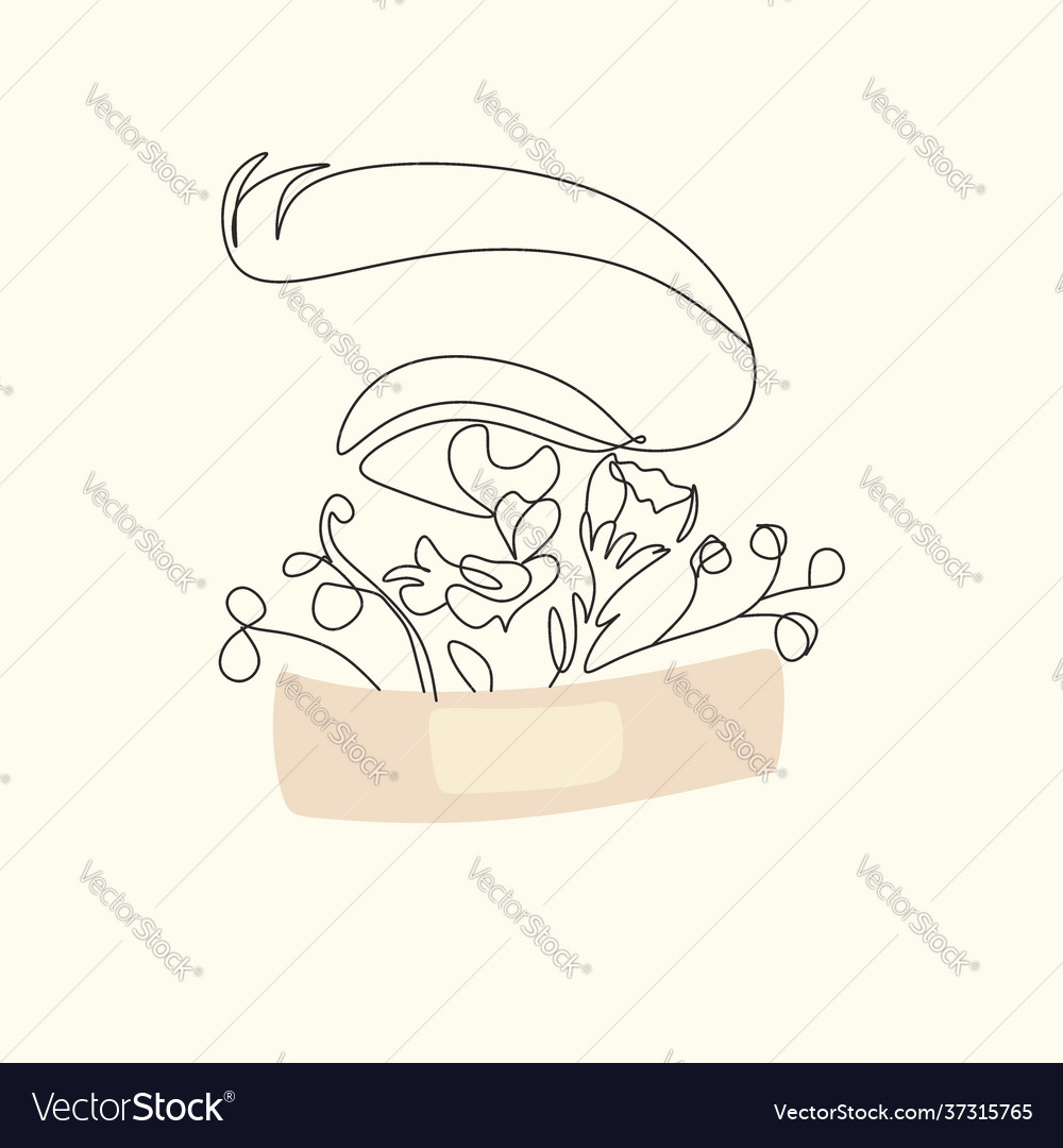 Minimal woman face on white backgroundone line vector image Minimal woman face on white backgroundone line