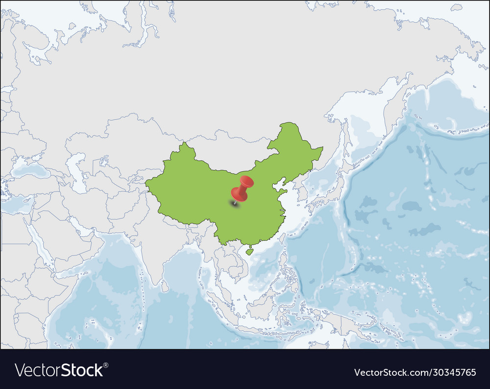 Is china located. Чунцин на карте Азии. People's Republic of China Map. Азия карте на Китай вектор. Контур Пекин Пекин.
