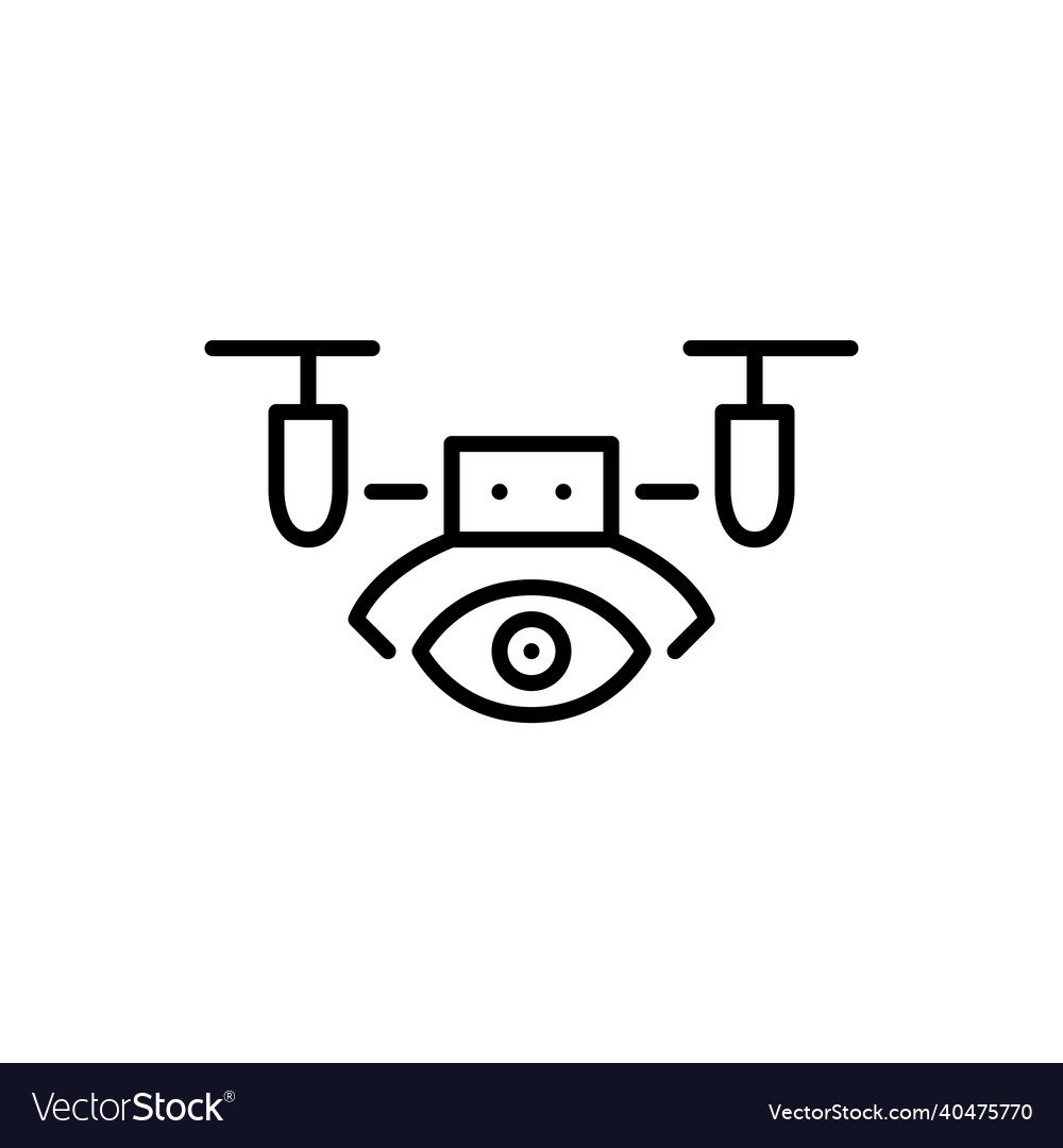 Drone helicopter with an eye camera computer