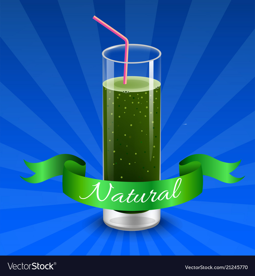 Glass of juice with raspberry isolated