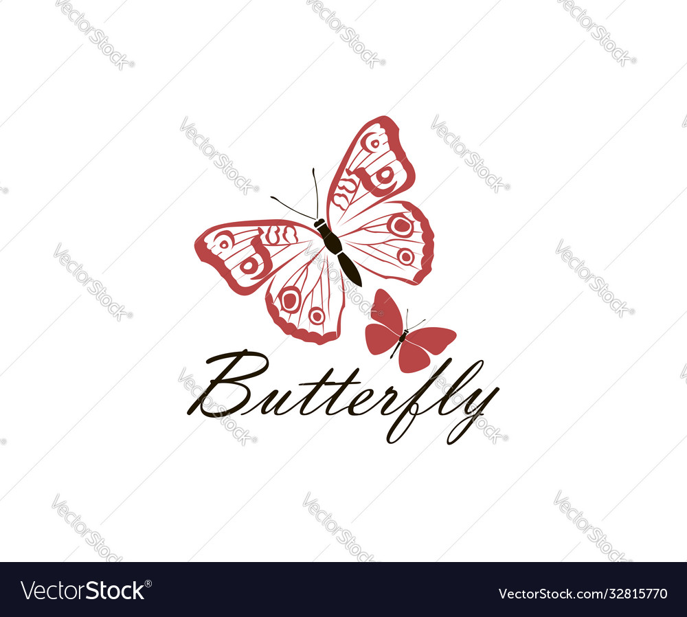 Icon butterflies Royalty Free Vector Image - VectorStock