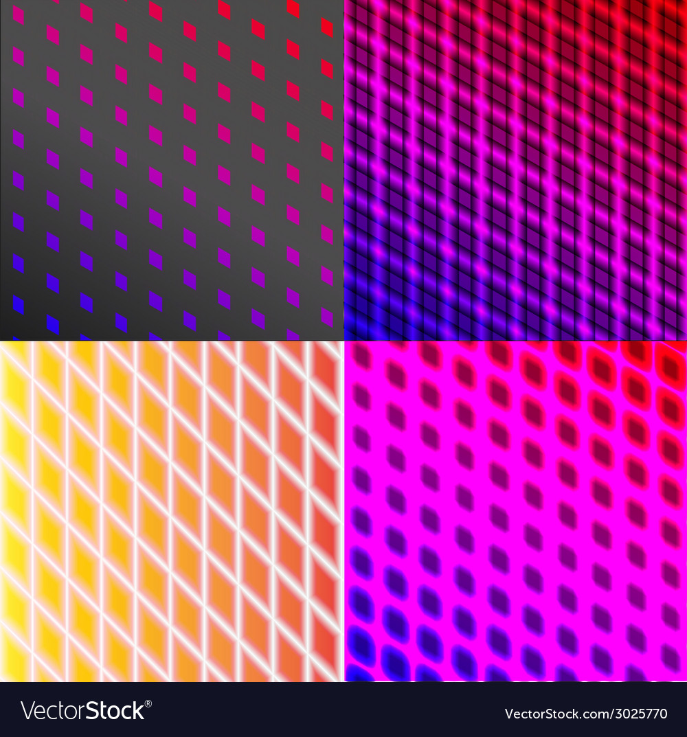 Set of splash color abstract glowing background