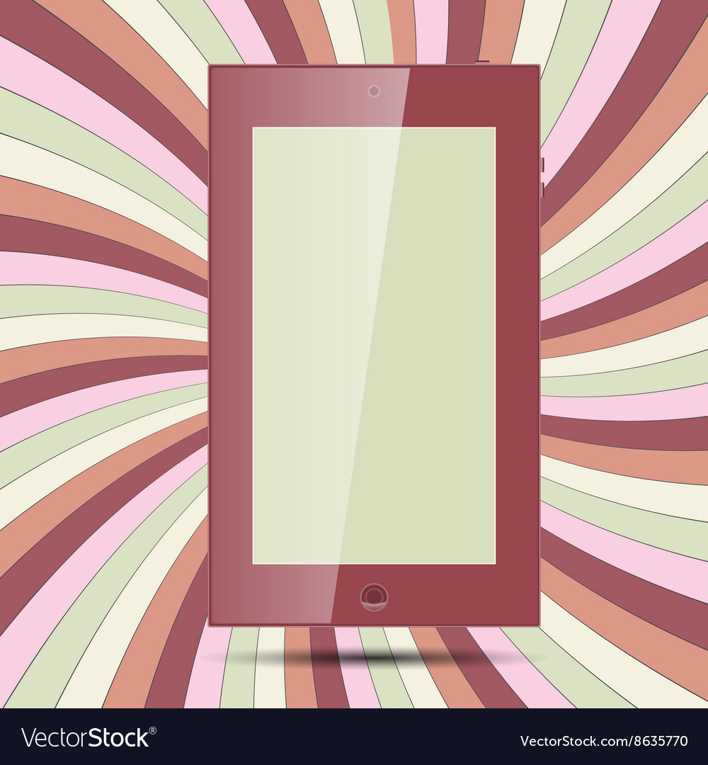 Tablet on colored paper 2