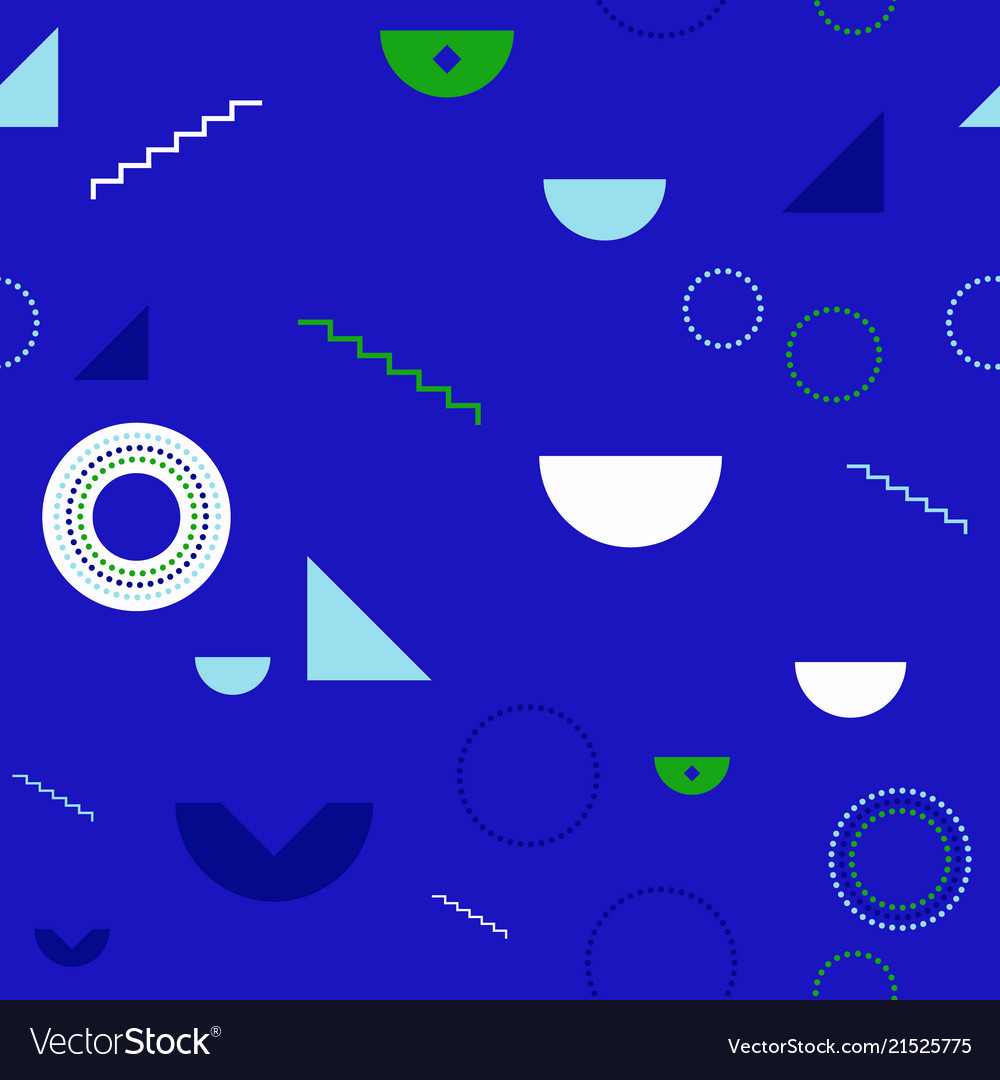 Abstract Chaotic Shapes Pattern