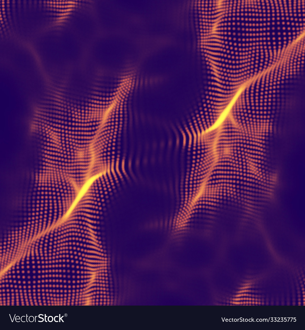 Abstract mesh background made particles Royalty Free Vector