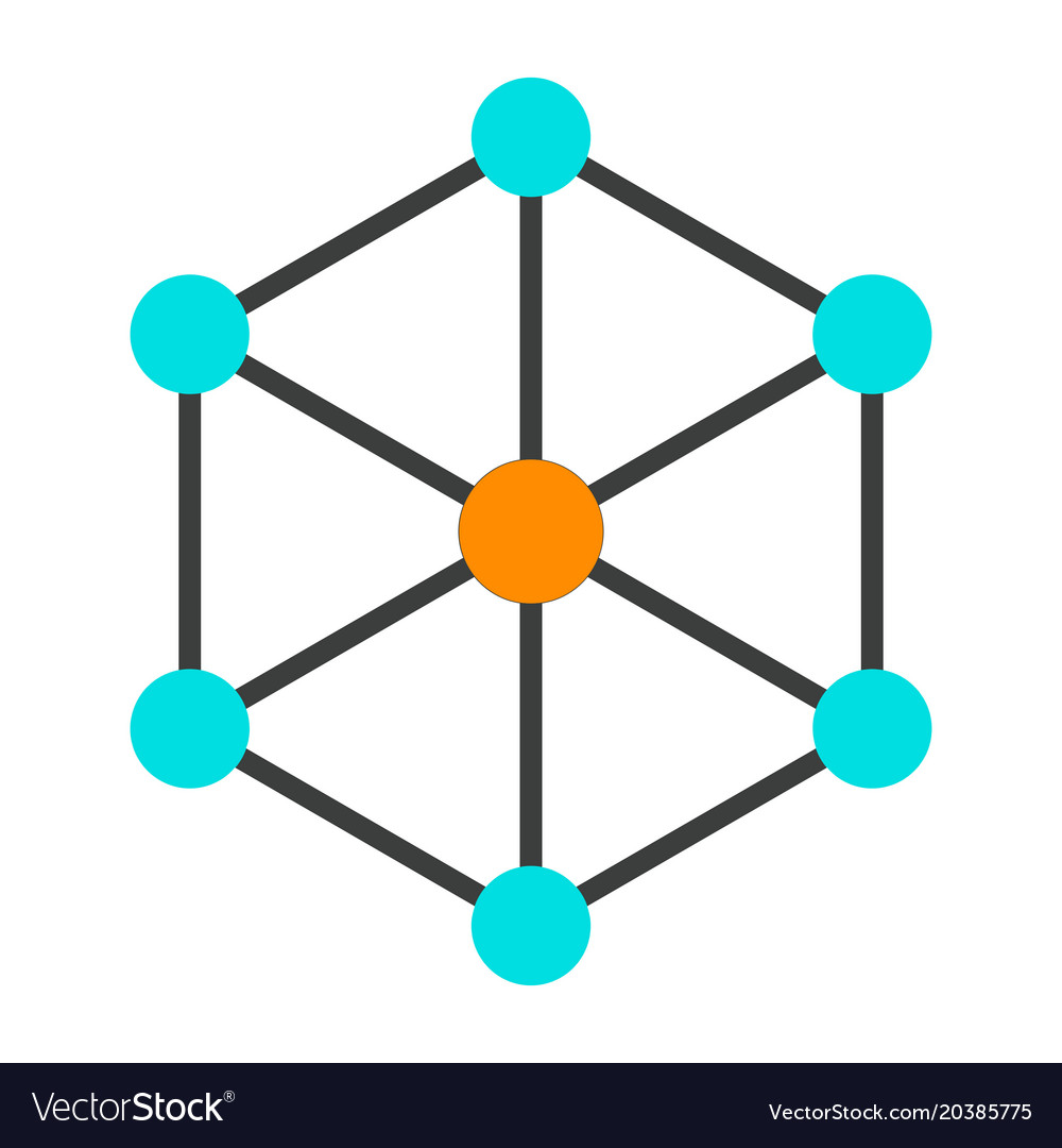 Blockchain Node Icon