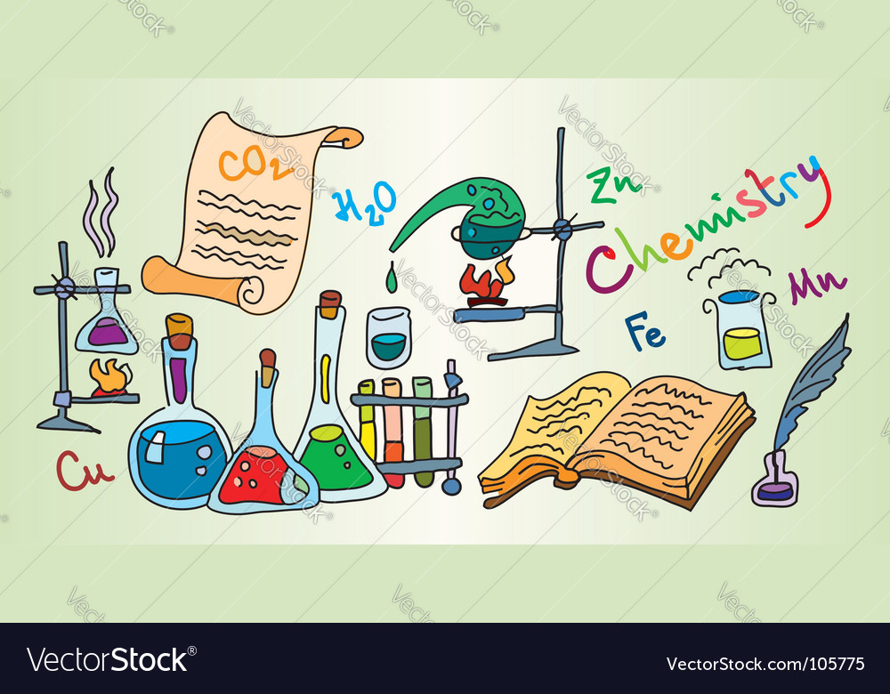 chemistry lab royalty free vector image vectorstock chimistry lab