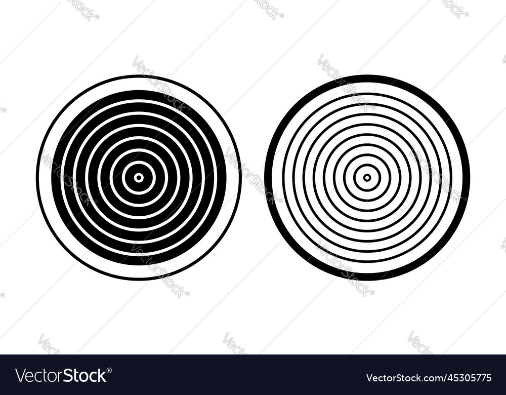 Circle design elements vector image Circle design elements