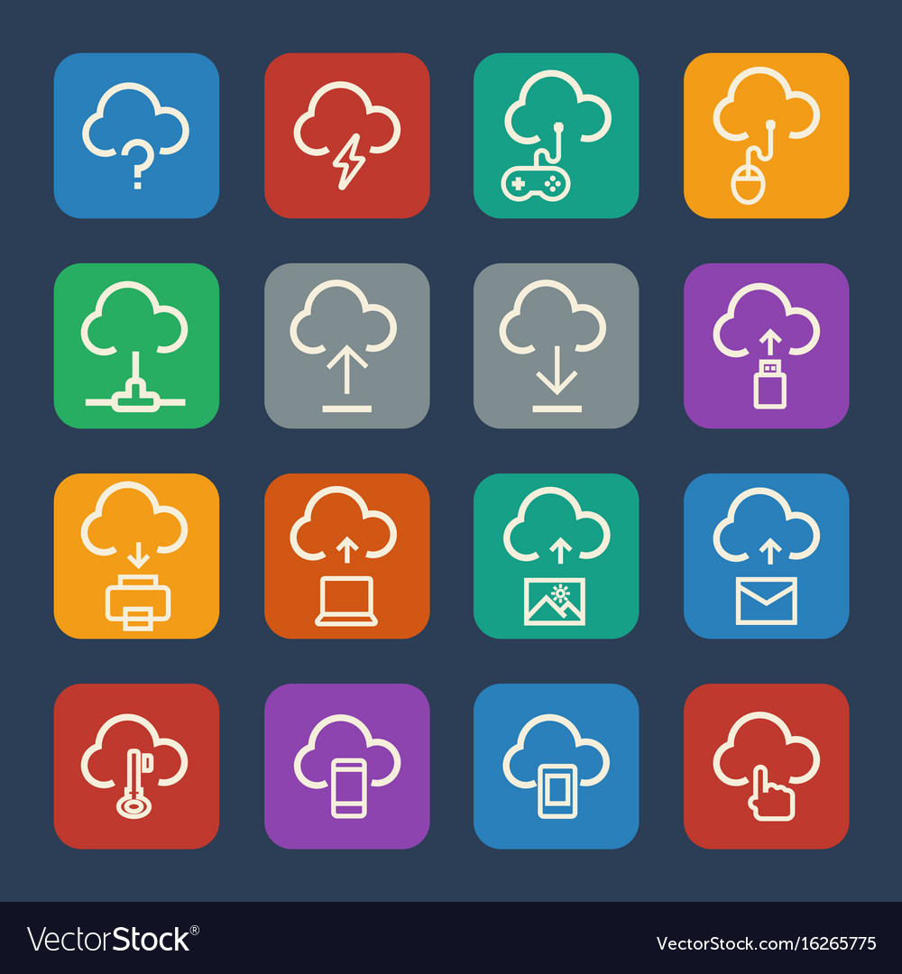 Cloud Computing Icons