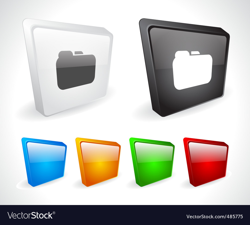 Color 3d buttons for web