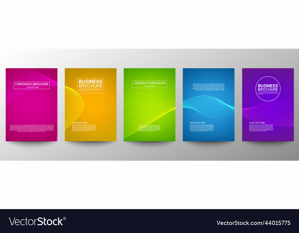Cover geometric minimal set abstract line pattern vector image Cover geometric minimal set abstract line pattern